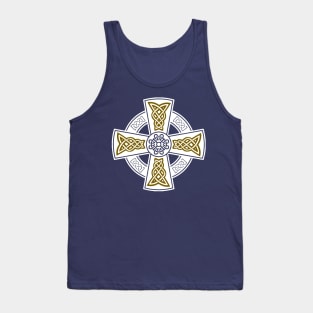 Celtic High Cross Decorative Knotwork 12 Tank Top